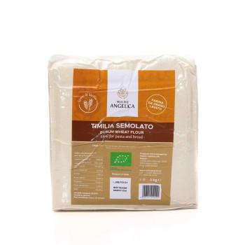 Mulino Angelica Organic Durum Wheat Flour, Timilia Semolato, 5kg