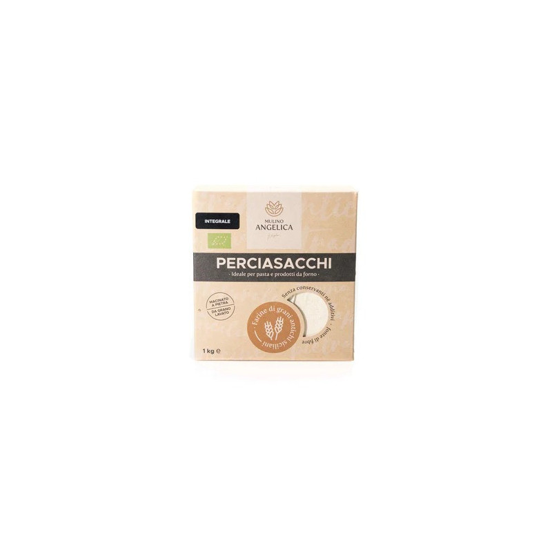 Mulino Angelica Organic Perciasacchi Integrale Wheat flour 1kg