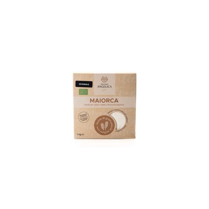 Mulino Angelica Organic Maiorca Integrale Wheat flour 1kg