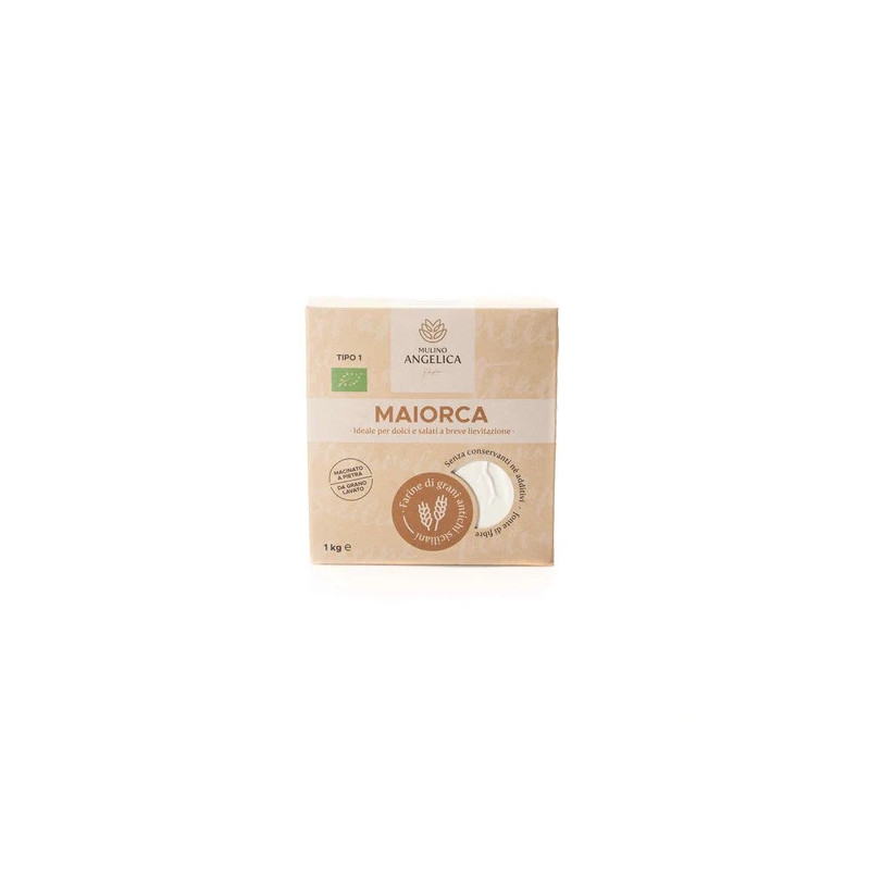 Mulino Angelica Organic Maiorca Soft Wheat flour 1kg