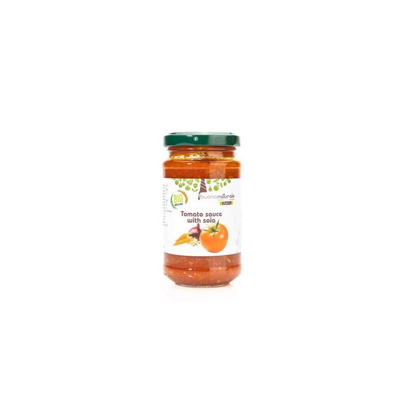 Buononaturale Organic Tomato Sauce with Soia 190g