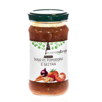 Buononaturale Organic Tomato Sauce with Seitan 190g