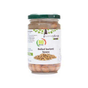 Buononaturale Organic Boiled Borlotti Beans 300g