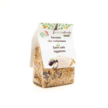 Buononaturale Organic Spelt with Eggplants 250g