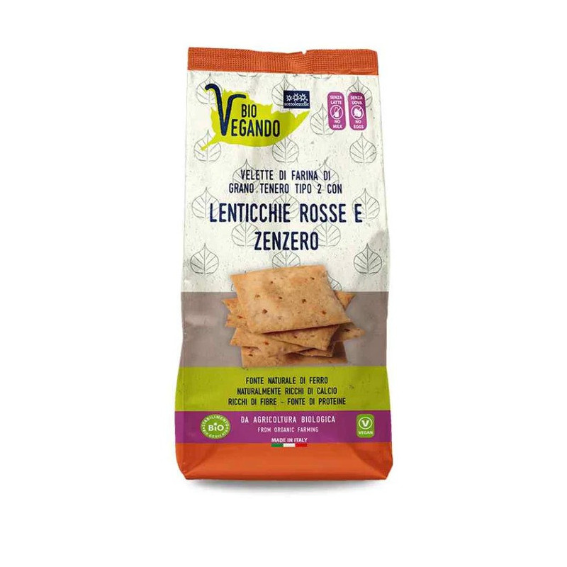 Sottolestelle Organic Velette with Red Lentils and Ginger, 185g