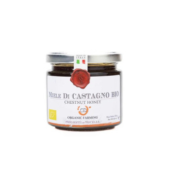Frantoi Cutrera Organic Chestnut blossom Honey 250g