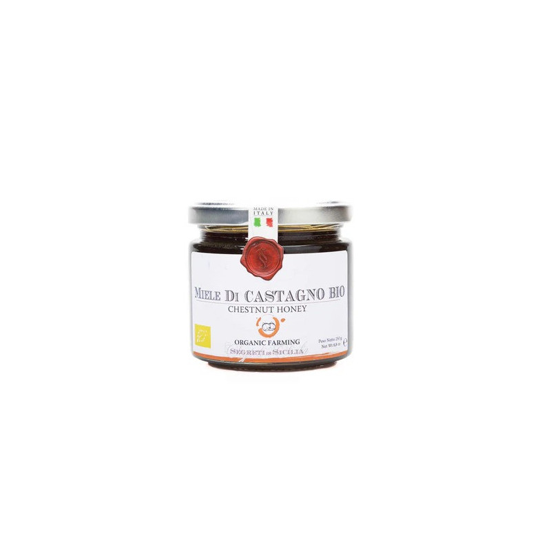 Frantoi Cutrera Organic Chestnut blossom Honey 250g