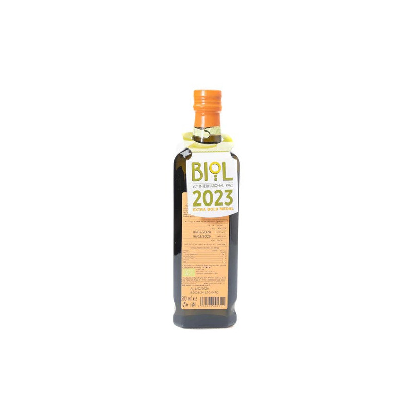 Frantoi Cutrera Organic Extra Virgin Olive Oil P.D.O. Monti Iblei Gulfi Bottle, 500ml