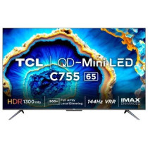 Tcl C755 65 Inch Mini LED  4K Ultra HD Google TV With Dolby Vision And Dolby Atmos (2023), 65C755