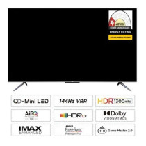 Tcl C755 65 Inch Mini LED  4K Ultra HD Google TV With Dolby Vision And Dolby Atmos (2023), 65C755
