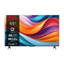 Tcl 65 Inch Bezel Less Slim Metal 4K Qled Google Smart LED  TV, 65T7B