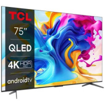 Tcl 75 Inch Qled 4K Ultra HD Google TV With Dolby Vision And Dolby Atmos, 2023, 75C645