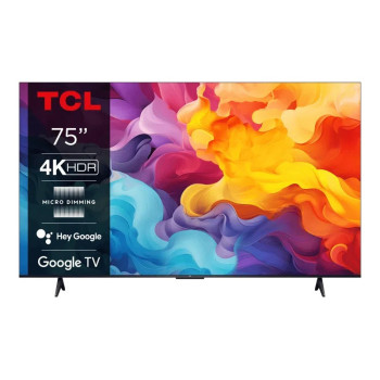Tcl 75 Inch V6B 4K HDR Google Smart LED TV, Game Master 2.0, 75V6B