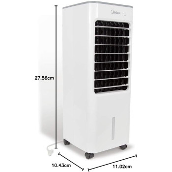 Midea Air Cooler For Home With 3 Speed Levels, 4.8L Water Tank Capacity For Outdoor And Indoor Use, AC100-18B