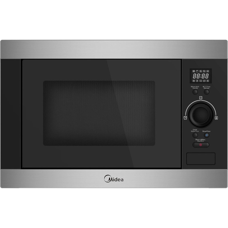 Midea Built-In Microwave Oven 25L AG925BVK, Silver-Black