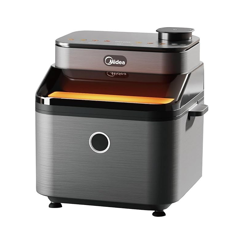 Midea Air Fryer/Digital/1650W, 7L/8, MFCY75A2, Black
