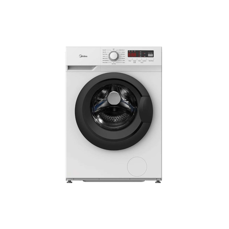 Midea 7KG Front Load Washing Machine, 1400 RPM, 15 Programs, Fully Automatic Washer With Bigger Door, Digital LED Display, Child Lock, Baby Care, Hygiene Pro Functions, MFN70