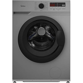Midea Front Load Fully Automatic Washer 7kg 1400RPM Silver, MFN70S