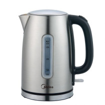 Midea Electric Kettle, Power, 1.7L Capacity with Water-Level Indicator, Removable Filter And Auto Shut-Off, Stainless Steel Body with 360 Degree Swivel Base Perfect For Beverages, MK17S30D2