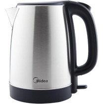 Midea 1.7L Stainless Steel Electric Kettle, 2200W Cordless 360 Degree Swivel Base, Power Cord Storage, Auto Cut-off Function, One Touch Lid Opening, Best for Home, Kitchen and Office, MK17S32A2