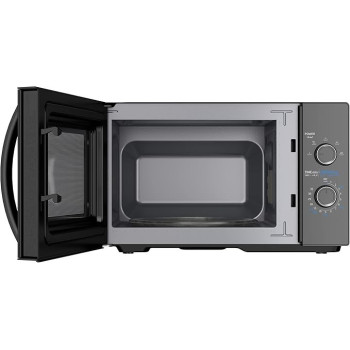 Midea 25 Liters Solo Microwave Oven With 5 Power Levels, 800W, Child-Safety-Lock, Defrost Function, 35 Minutes Timer, Fast Reheat, Pull Open Door Handle, Good for Home And Office, Black, MM8P022KG-BK