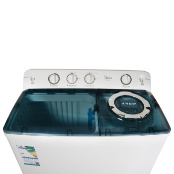 Midea 14Kg Twin Tub Washing Machine White, MT100W160W-GCC