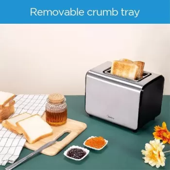 Midea Toaster 2 Slots, 950W...