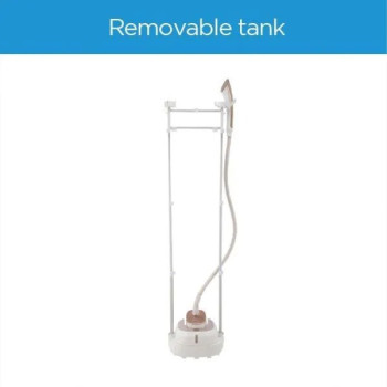 Midea 1800W Digital Garment Steamer, 2L Detachable Tank, Pro Steam And Sanitize, Multi-Angles And Wheels, Attachments Kit, MYGZ20D2W