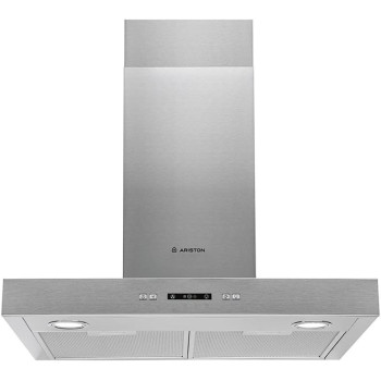 Ariston 60cm Chimney Hood, Telescopic, Wall mounted, Washable Filter, Mechanical Control, AHBS6-7FLLX