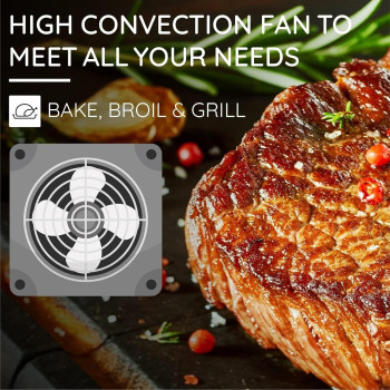 Ariston 90 x 60 Cm Freestanding Cooker With Convection Oven, Full Gas Cooking Range-5 Burners With 1 Triple Crown Sabaf, AM9GC6KCXMEA