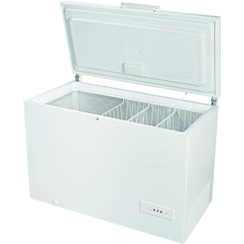 Ariston 454 Ltr Single Door Chest Freezer Large Deep Freezer With Storage Basket White, AR600T