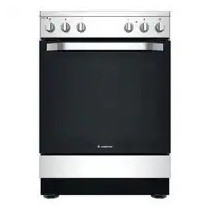 Ariston 60 x 60cm 4 Burner Electric Cooker AS68V8KHX, Black And Silver