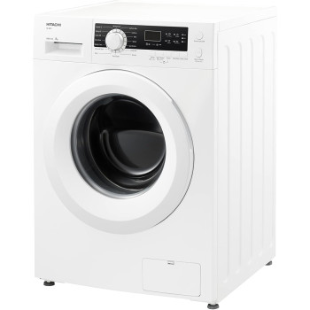 Hitachi 8KG Front Load Washing Machine, 1200 RPM, 16 Programs, Fully Automatic Washer, Intelligent Sensor System, LED Multifunctional Display, BD80GE3CGXWH