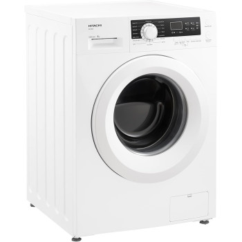 Hitachi 8KG Front Load Washing Machine, 1200 RPM, 16 Programs, Fully Automatic Washer, Intelligent Sensor System, LED Multifunctional Display, BD80GE3CGXWH
