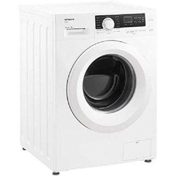 Hitachi 8KG Front Load Washing Machine, 1200 RPM, 16 Programs, Fully Automatic Washer, Intelligent Sensor System, LED Multifunctional Display, BD80GE3CGXWH