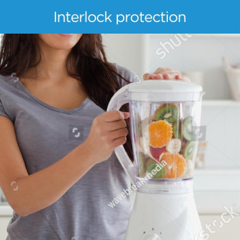 Midea Blender, Power 400W, 2 Speeds Plus Pulse With Miller Bl2516AG, White