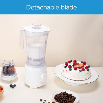 Midea Blender, Power 400W, 2 Speeds Plus Pulse With Miller Bl2516AG, White