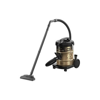 Hitachi 18 Liters Drum Vacuum Cleaner 2100W, CV950F24CBSBK, Black/Gold