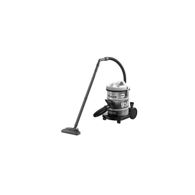 Hitachi 18 Liters Drum Vacuum Cleaner 2100 Watts Platinum Gray, CV950F24CBSPG