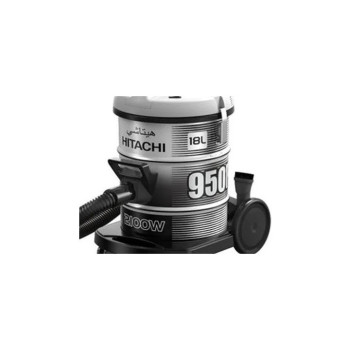 Hitachi 18 Liters Drum Vacuum Cleaner 2100 Watts Platinum Gray, CV950F24CBSPG