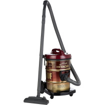 Hitachi 18 Liters Drum Vacuum Cleaner 2100W Tank Dust Capacity Wine Red, CV950F24CBSWR