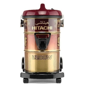 Hitachi 21 Liter 2200 Watts Drum Vacuum Cleaner CV960F24CBSWR, Wine Red