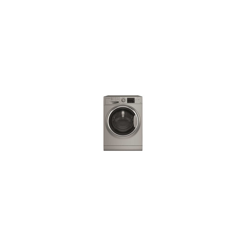 Ariston 9kg Wash/6kg Dry Washer Dryer, 1200 RPM, Inverter Motor, Fully Automatic, Front Load 16 Programs Delay Start, Pre-Wash And Quick Wash, Silver, NDB96SSGCC