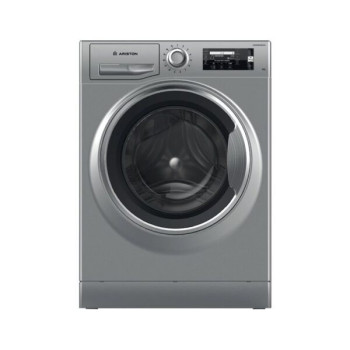 Ariston 9kg Front Load Washing Machine 1400 RPM 16 Programs Fully Automatic Washer With Inverter Motor Silver Model, NLM11946SCAGCC