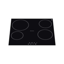 Ariston Ceramic Cooktop Electric Hob 4 Radiant Zones 60 x 51, NRB640L, Black