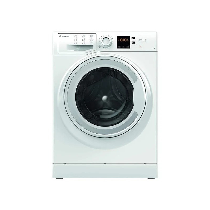 Ariston Front Load Washing Machine, 7 Kg 1000 RPM, NS703UWGCC, White