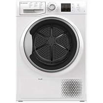 Ariston 8kg Front Load Condenser Dryer, 15 Programs, Led Display, Galvanized Drum, Delay Start End of Cycle Indicator, Key Lock, Free Standing Drying Machine, White, NTCM108BSKGCC