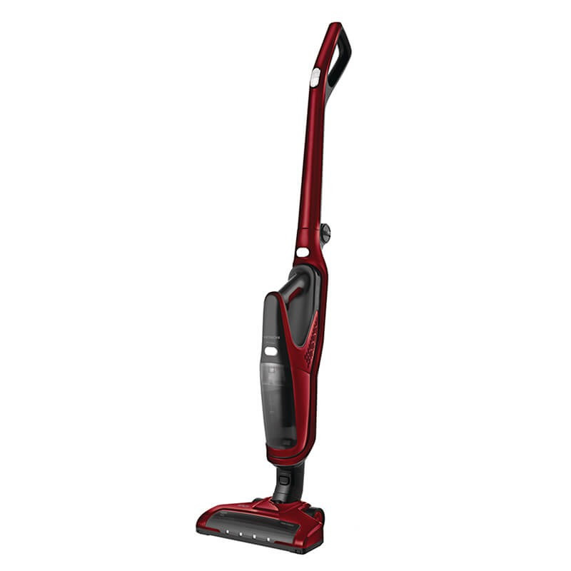 Hitachi Powerful Cordless Vacuum Cleaner, 2-in-1 Upright Stick And Handheld Vacuum With 21.6V Li-ion Battery, 120W High Suction, 70 Minutes Run Time, Turbo Electric Suction Head With LED Light, PVX85M