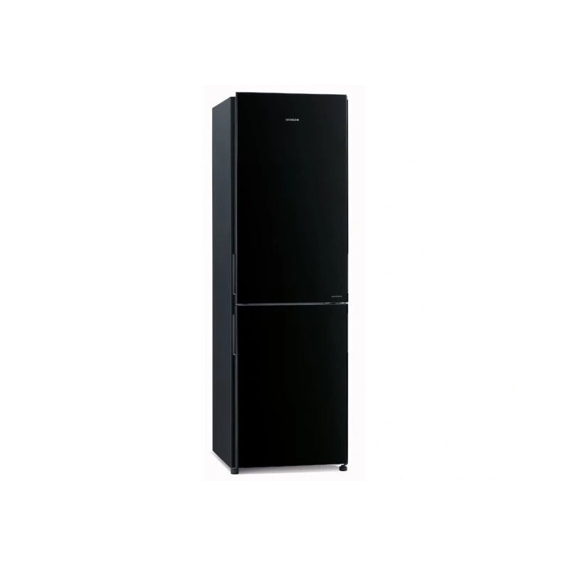 Hitachi Bottom Freezer Refrigerator, 410 L, Dual Sensing, RBG410PUK6GBK, Black