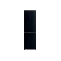 Hitachi 410 Liter Double Door Bottom Freezer Refrigerator, Black, Model RBG410PUK6XGBK